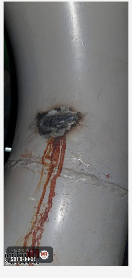 냉온수기 노후 배관 밸브 교체 알곤 부식 깊이 살 육성 보수 시공 사진 13