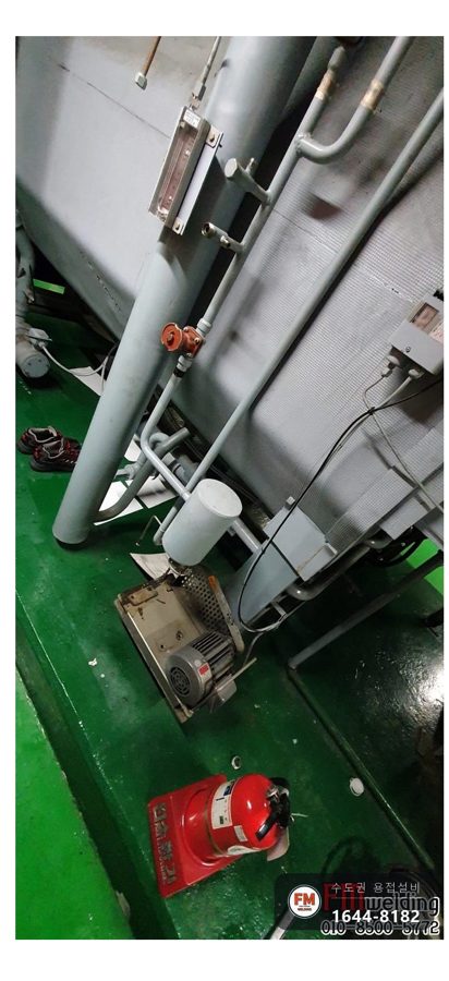 냉온수기 노후 배관 밸브 교체 알곤 부식 깊이 살 육성 보수 시공 사진 3
