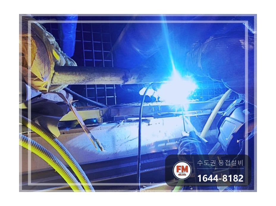 상가 천장배관 커플링 누수 부식구간 절단 거울 접합 광명단 시공 사진 13