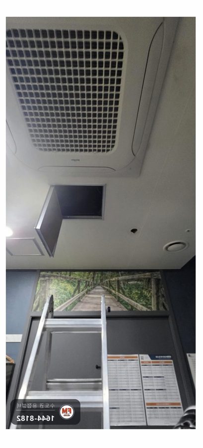 상가 매장 천장 누수 원인 위층 열린 밸브 관 끝 스테인리스 캡 몰코 압착 보수