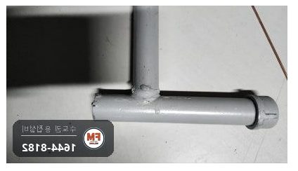 지하주차장 건식 상향식 스프링클러 가접부 알곤 재용접 보수