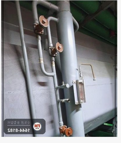 냉온수기 배관 밸브부식 절단교체 알곤용접 질소검사 보수
