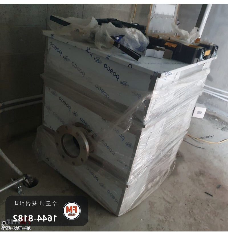 신축 우수배관 150A 아연도금관 플랜지 단관 제작 아크 배관용접