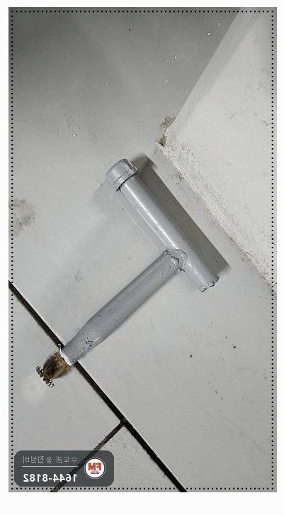 지하주차장 소방배관 상향식 연결부 가접 누수 온둘레 재용접
