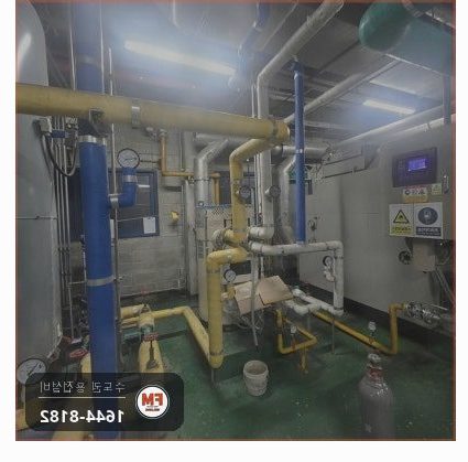 빌딩 기계실 급수배관 소켓 드레인 실금 누수 온둘레 용접