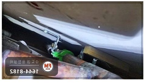 천장 스프링클러 동배관 공식 누수 스테인리스 압착 교체