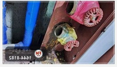 아파트 소화전 누수 다이그라인더 녹제거 니플 온둘레 아크용접