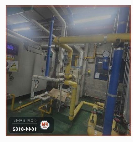빌딩 기계실 급수배관 소켓 드레인 실금 누수 온둘레 용접