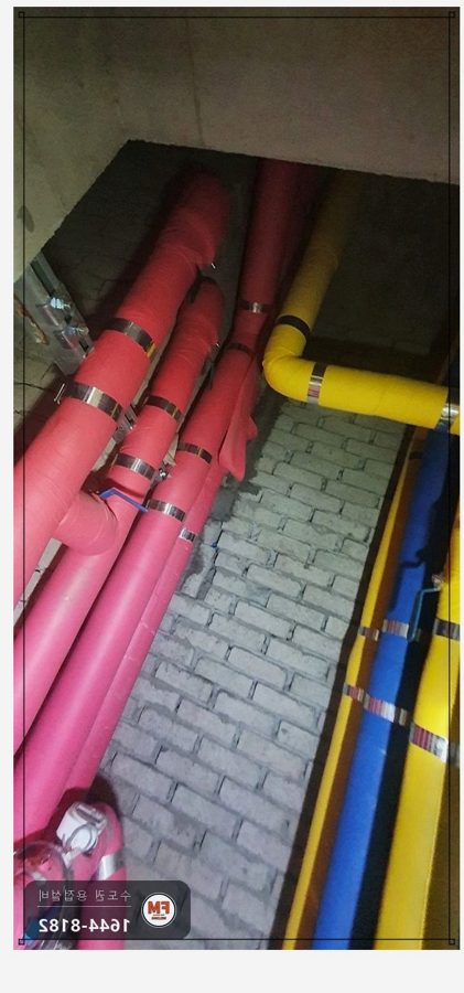 아파트 피트 온수 동배관 엘보 공식 누수 알곤 육성